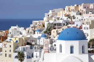 Santorini városkép